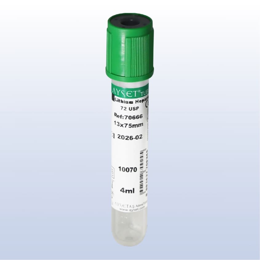 Lithium Heparin Tubes (Green) — 1