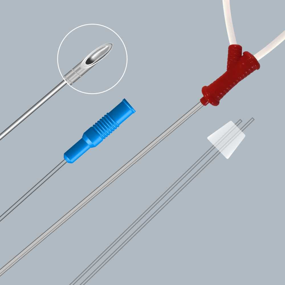 DualFlow Double Lumen Ovum Pickup Needle — 2