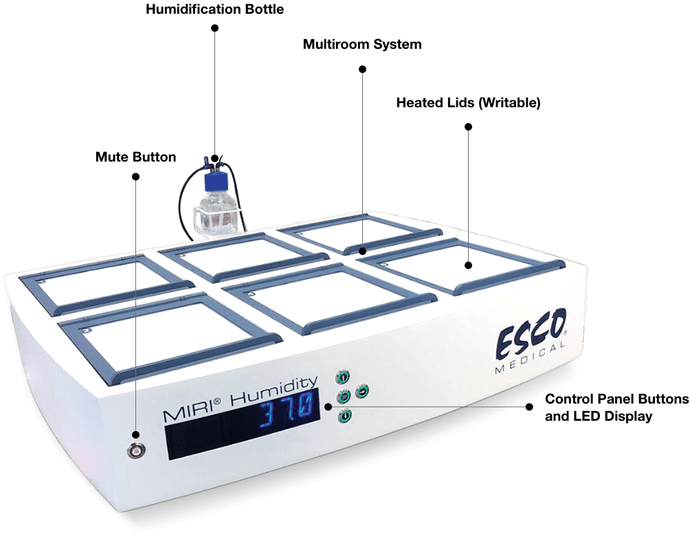 Incubator multicameră cu umidificare MIRI® — 4