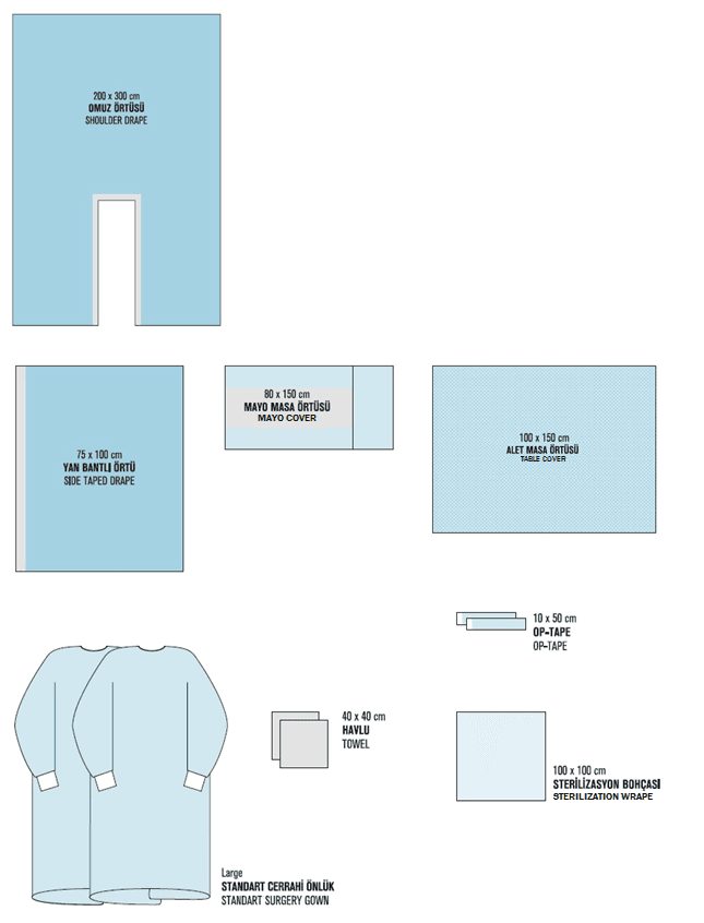 Shoulder Drape Set