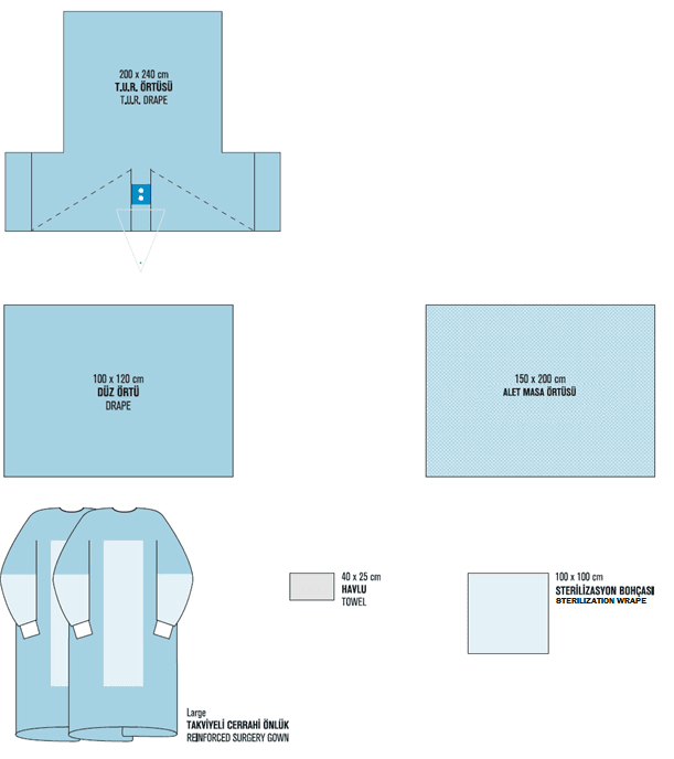 TUR Drape Set
