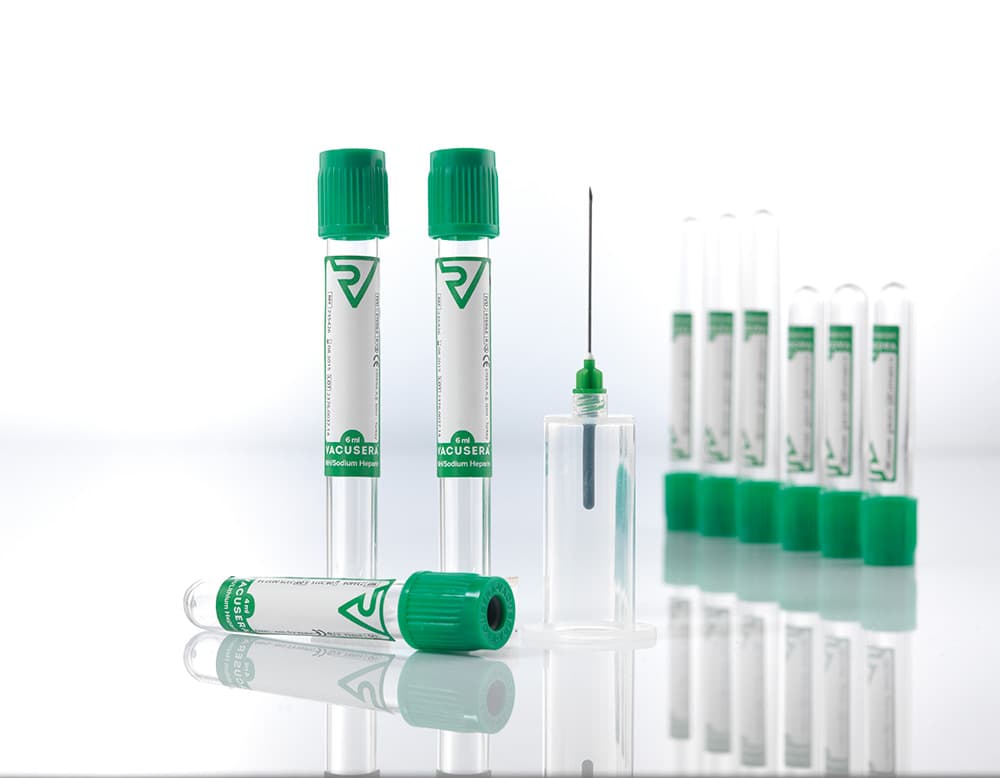 Vacusera Heparin Tubes