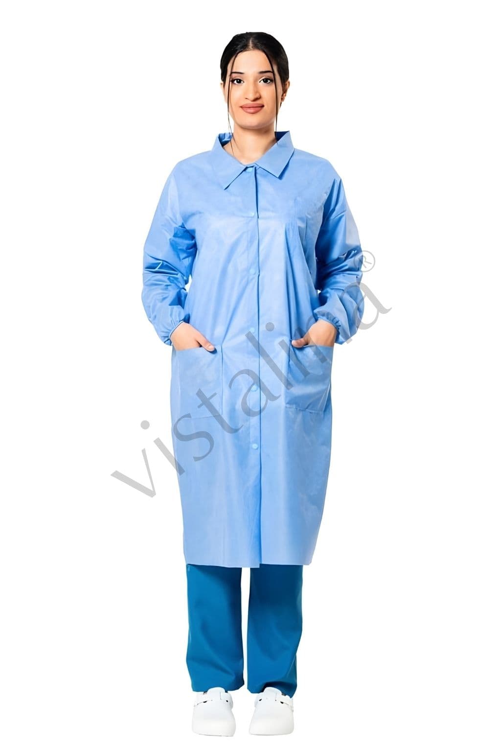 Disposable Laminated Lab Coat