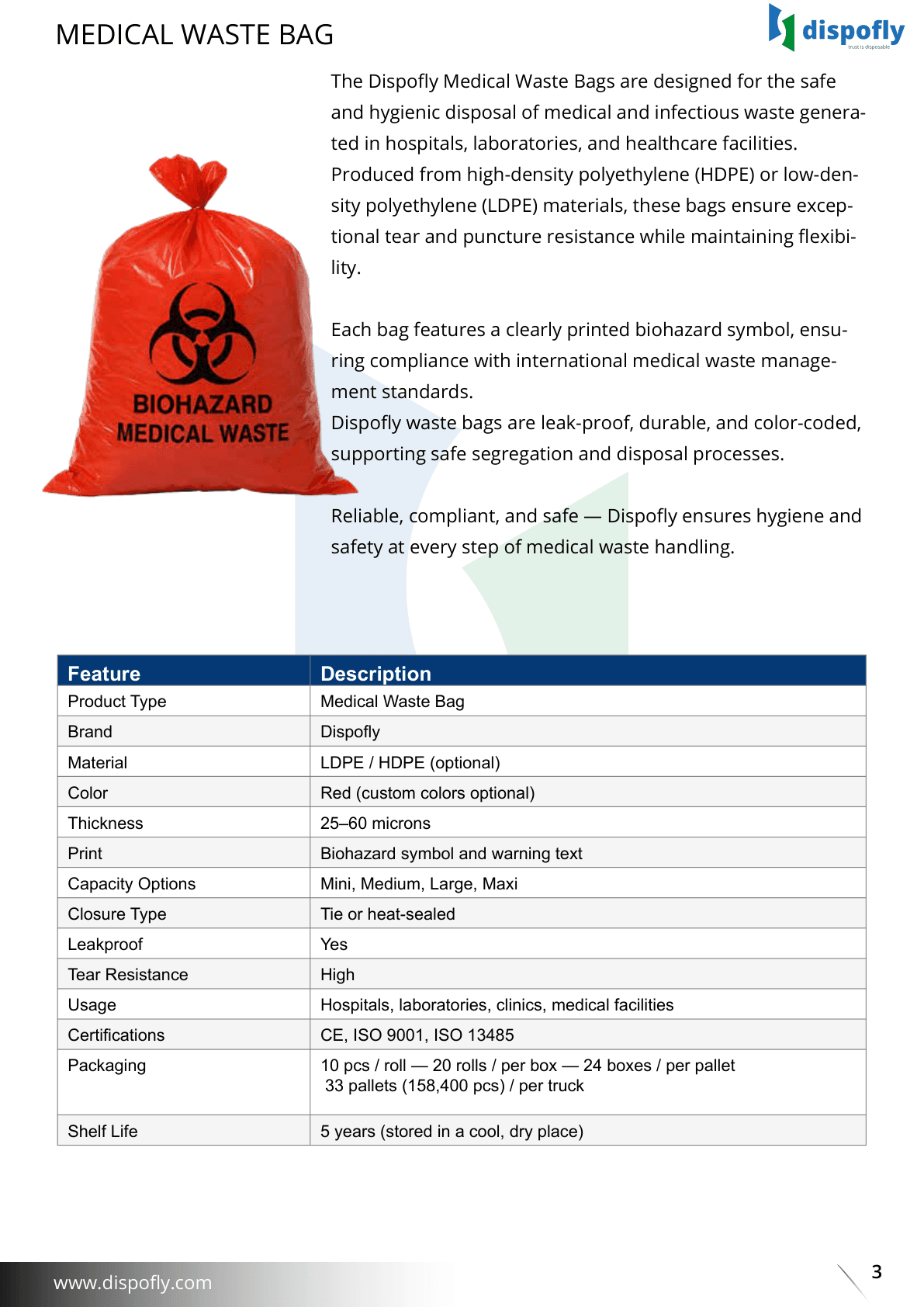 Medical Waste Bag