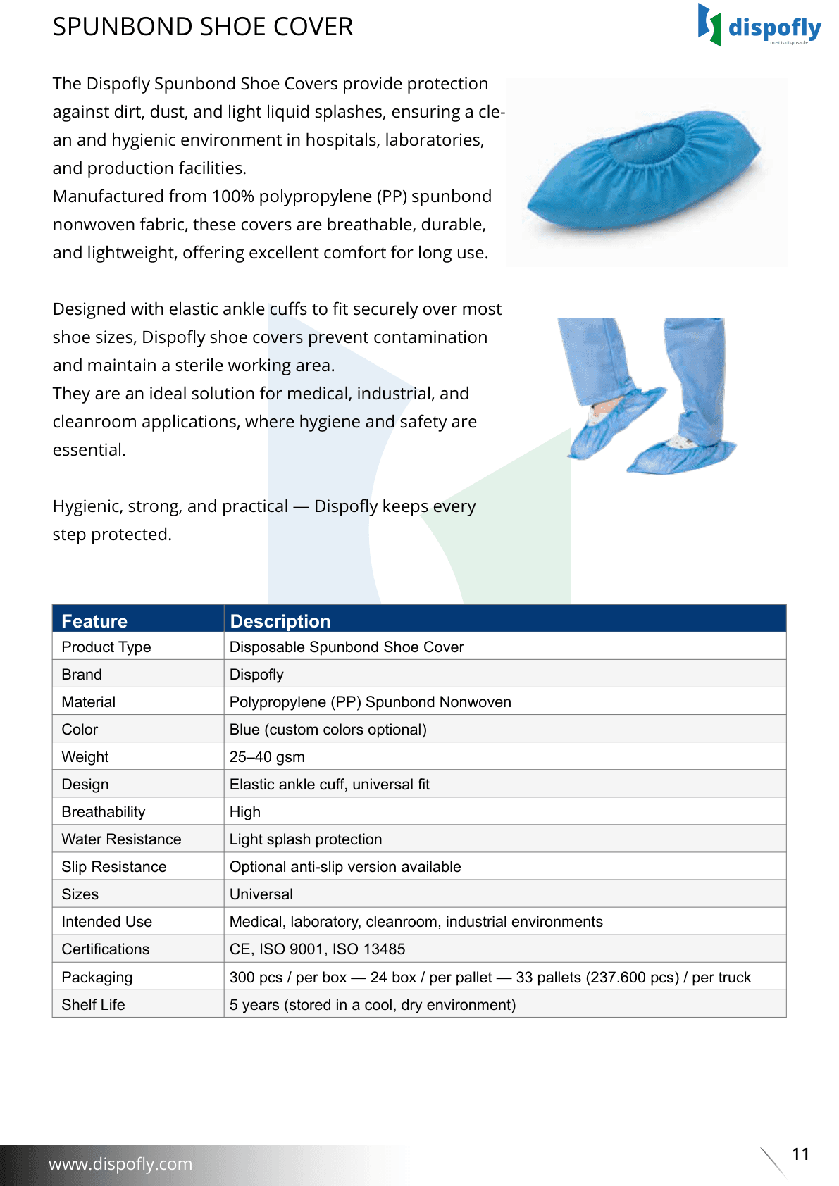 Spunbond Shoe Cover