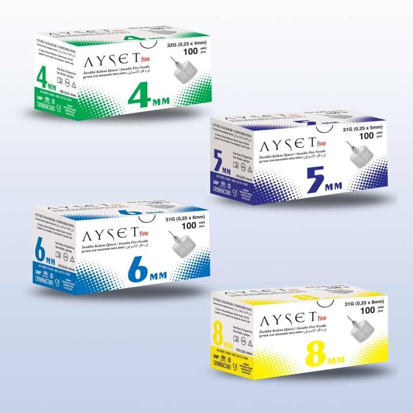 Fine Insulin Pen Needles (3-Bevel) — 1