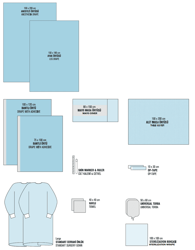 Vertebra Drape Set